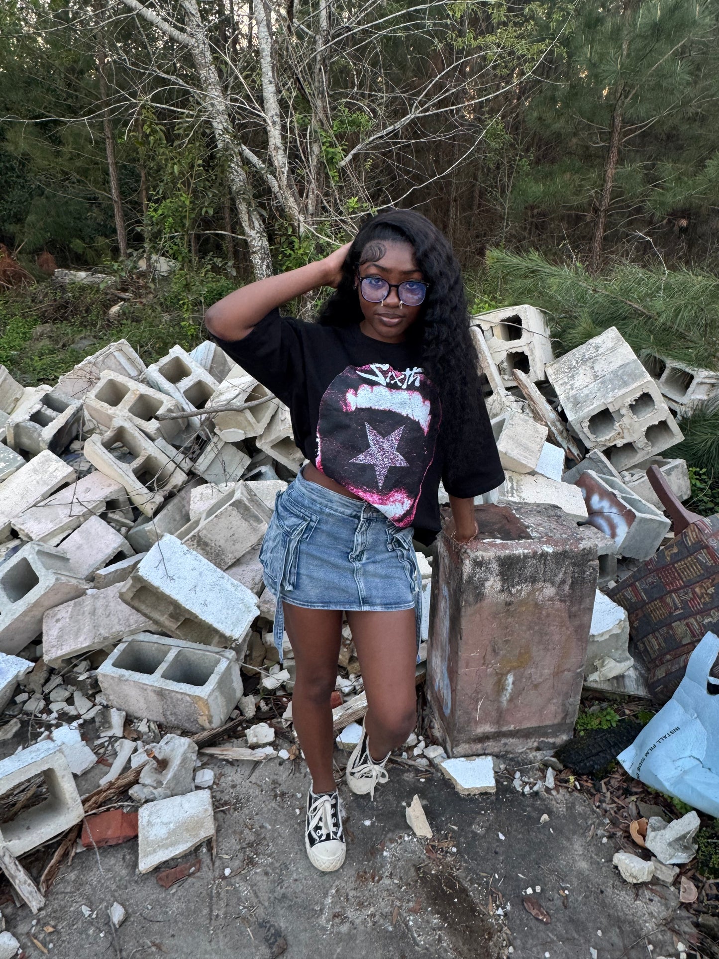 “P!NKSTAR” HEAVYWEIGHT TEE